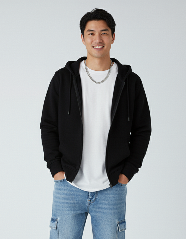 Men's Heavyweight Zip-Up Hoodie