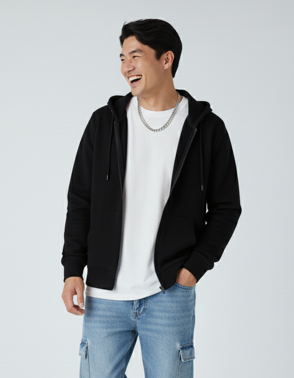 Men's Heavyweight Zip-Up Hoodie