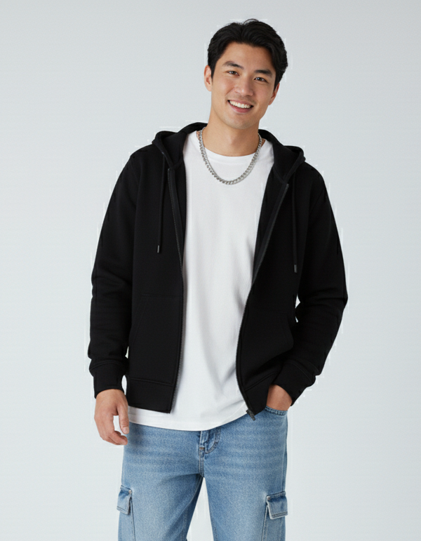 Men's Heavyweight Zip-Up Hoodie