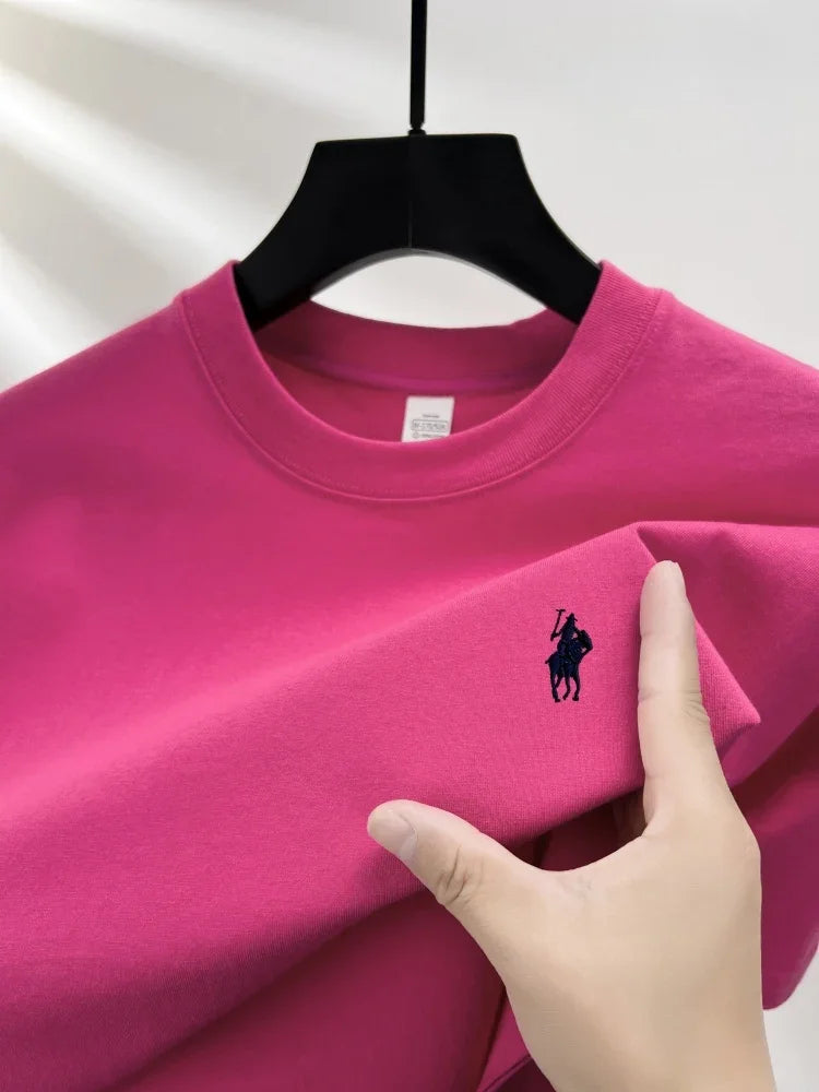 Pony Embroidery Cotton Tee