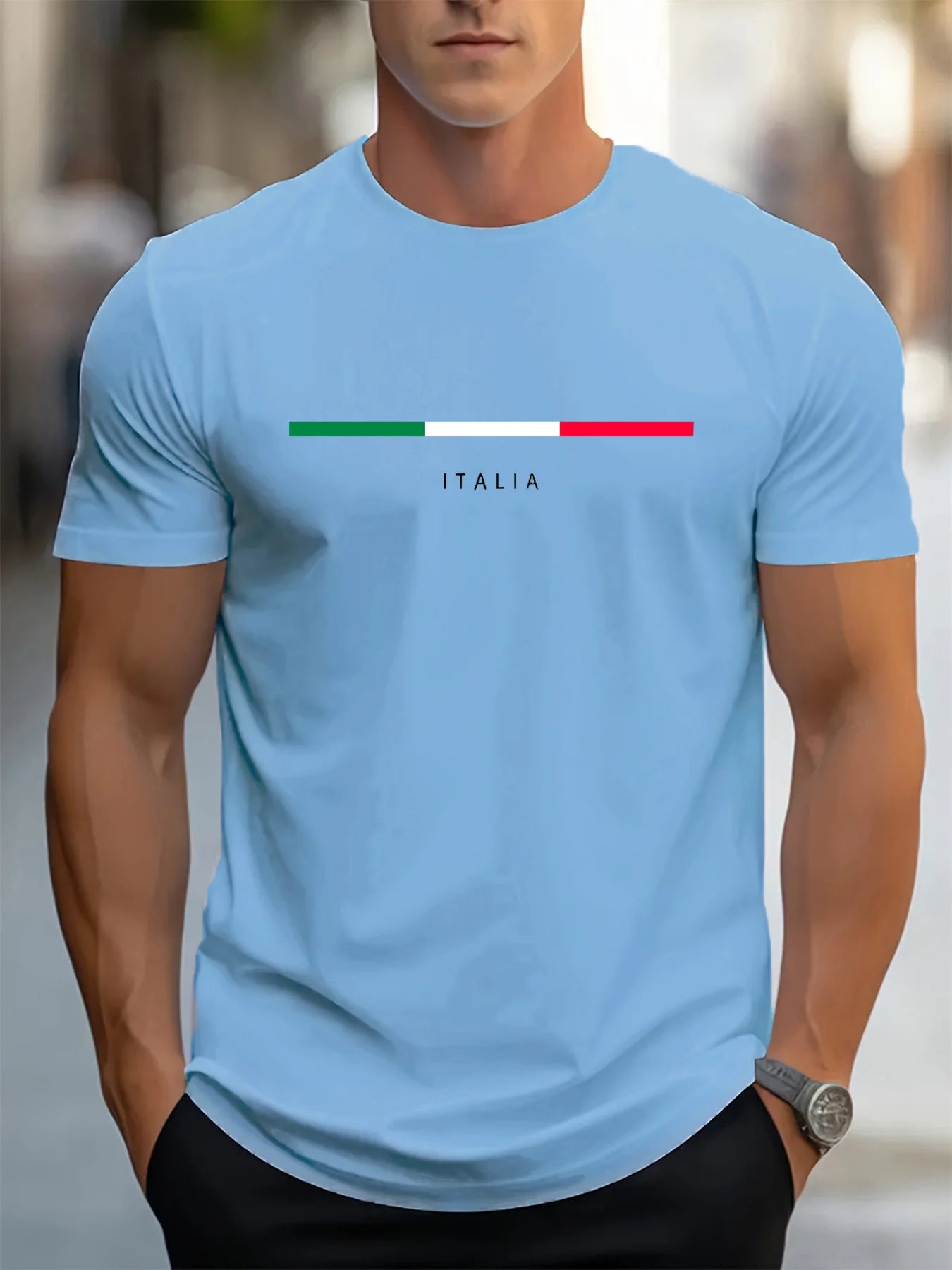 Italia Graphic Cotton Tee
