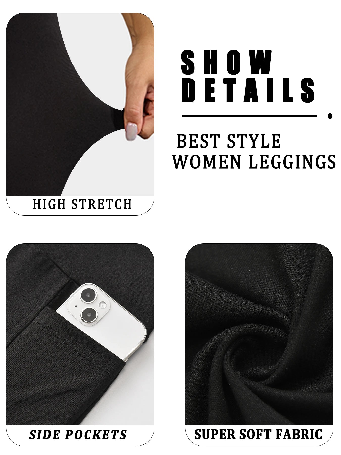 High-Waist Tummy Control Yoga Leggings
