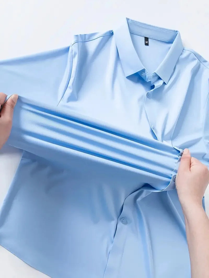 Men's Ultra-Stretch Wrinkle-Free Dress Shirt