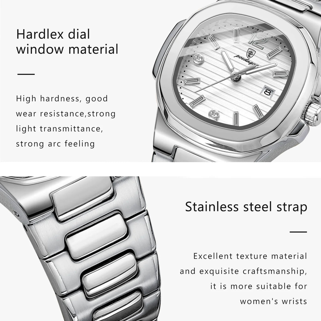 Luminous Square Quartz Watch