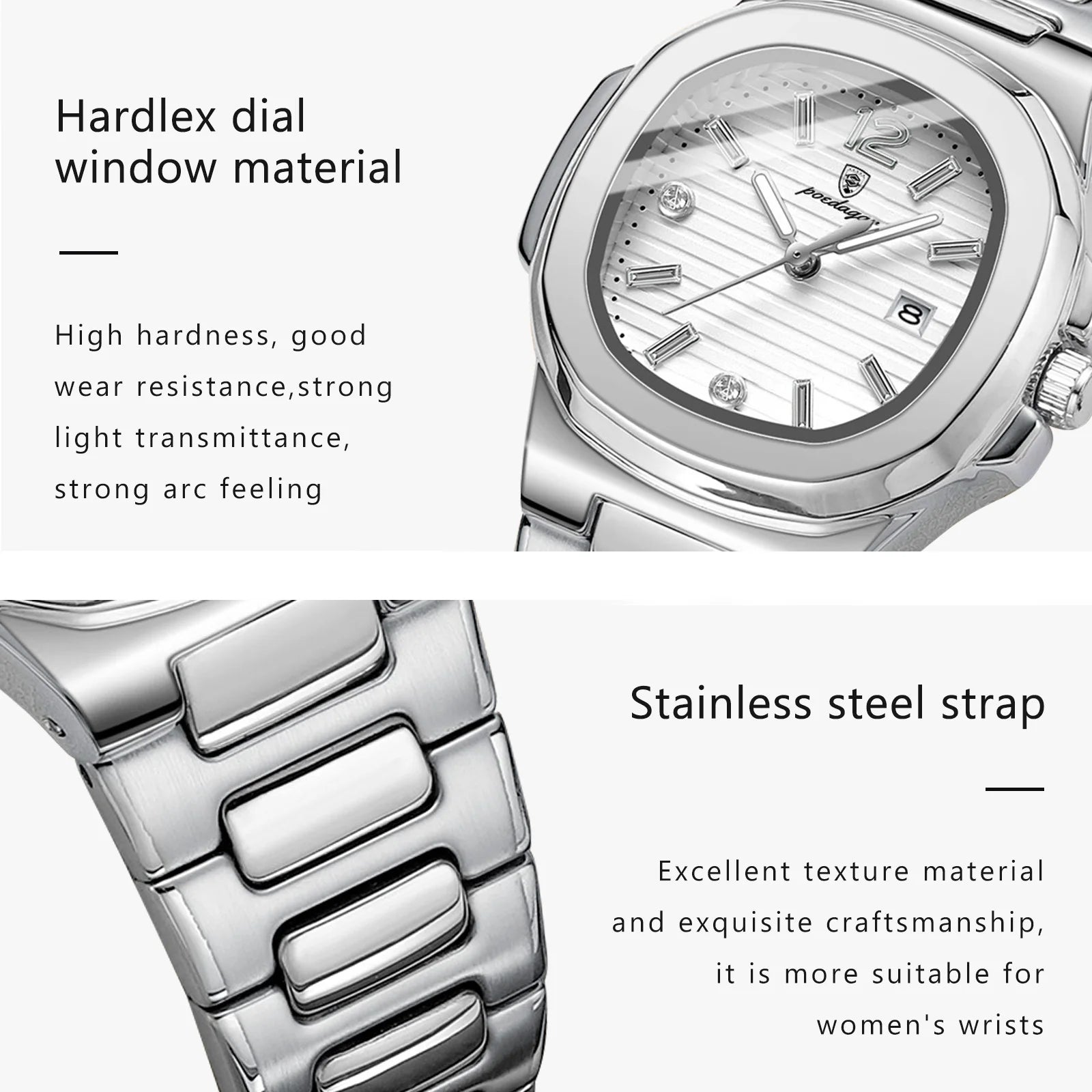 Luminous Square Quartz Watch