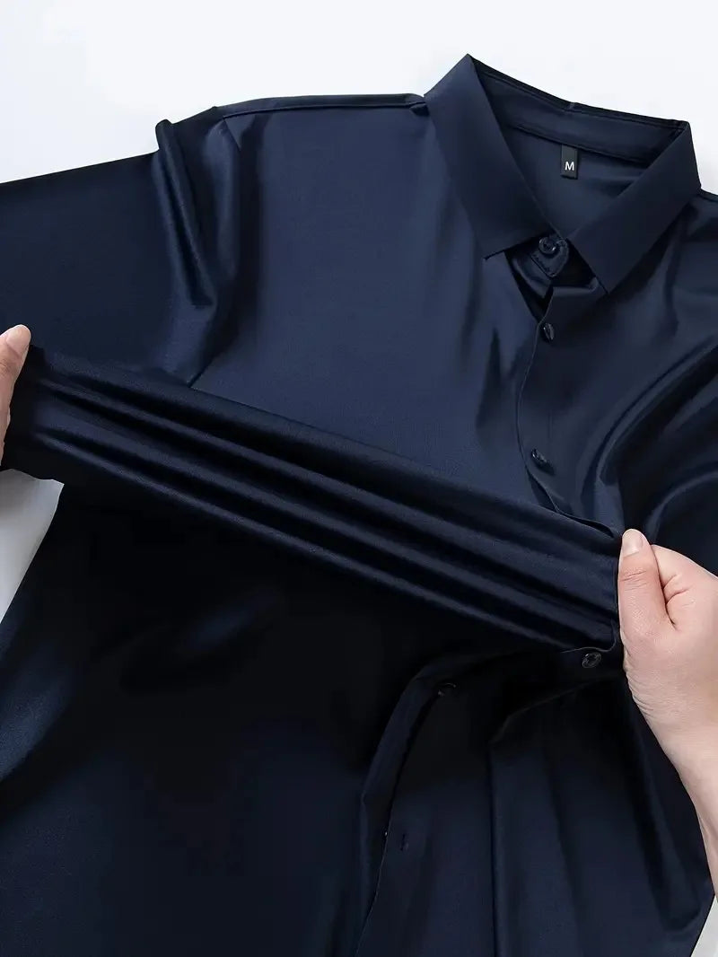 Men's Ultra-Stretch Wrinkle-Free Dress Shirt