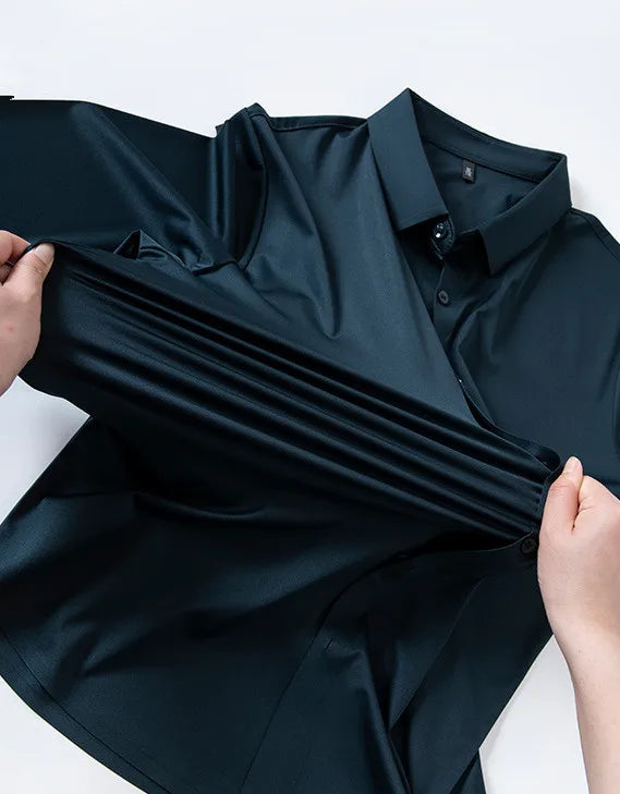 Men's Ultra-Stretch Wrinkle-Free Dress Shirt
