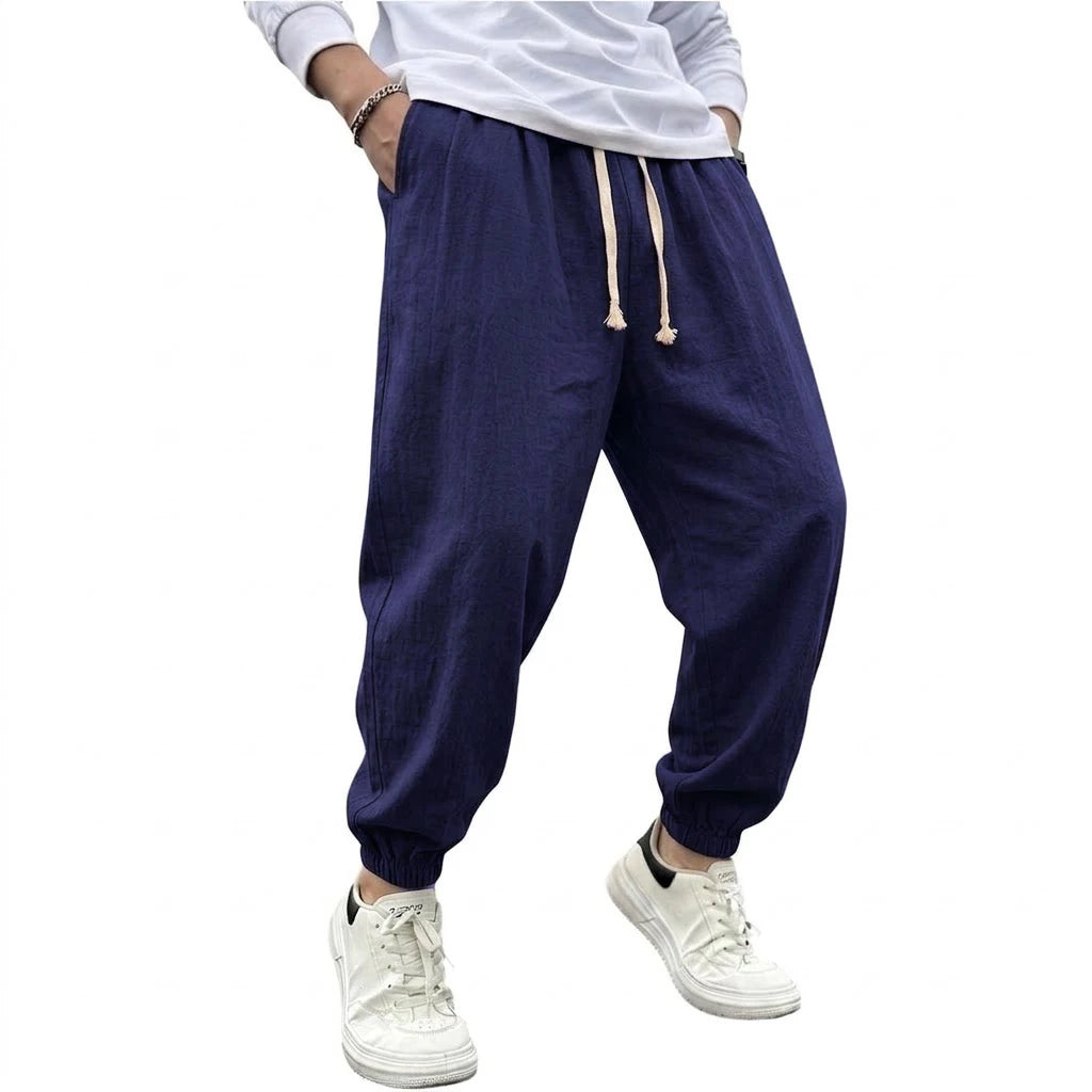 Harem Yoga Linen Trousers