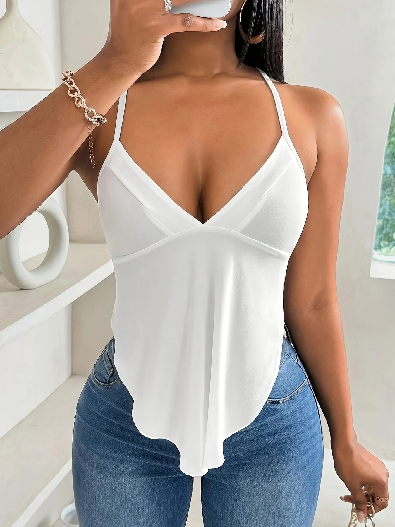 Oversized Woven Vest