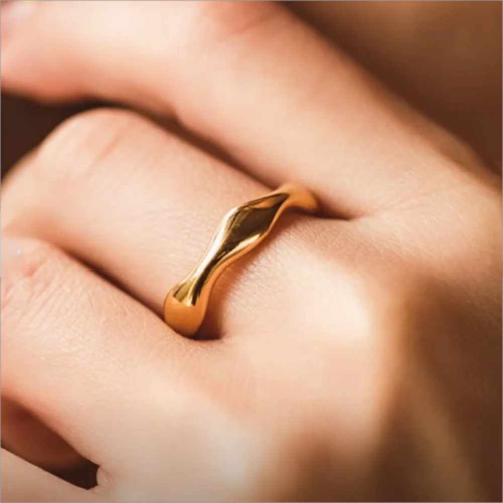 Stackable Ripple Rings