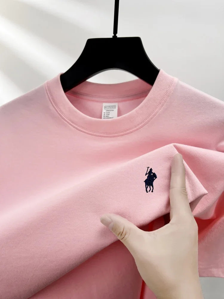 Pony Embroidery Cotton Tee