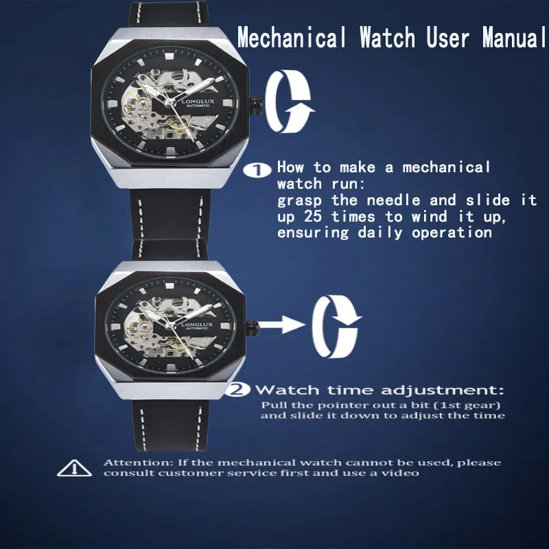 Skeleton Mechanical Watch