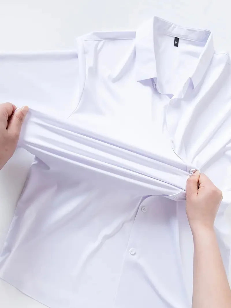 Men's Ultra-Stretch Wrinkle-Free Dress Shirt