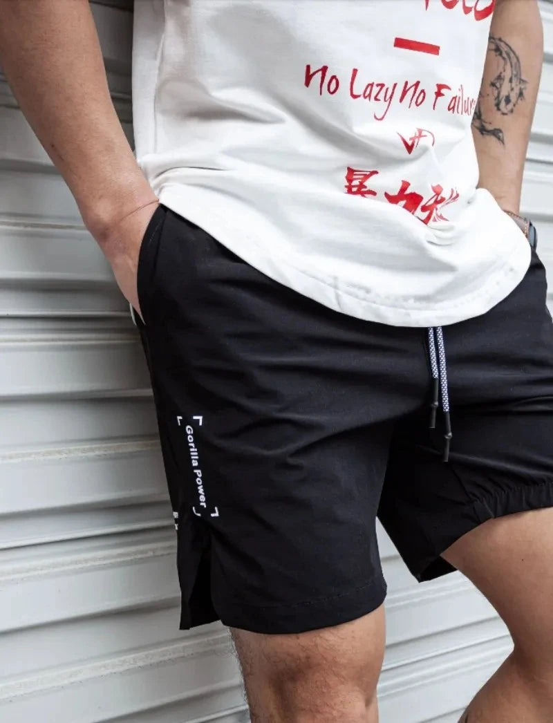 Men's Drawstring Gym Shorts