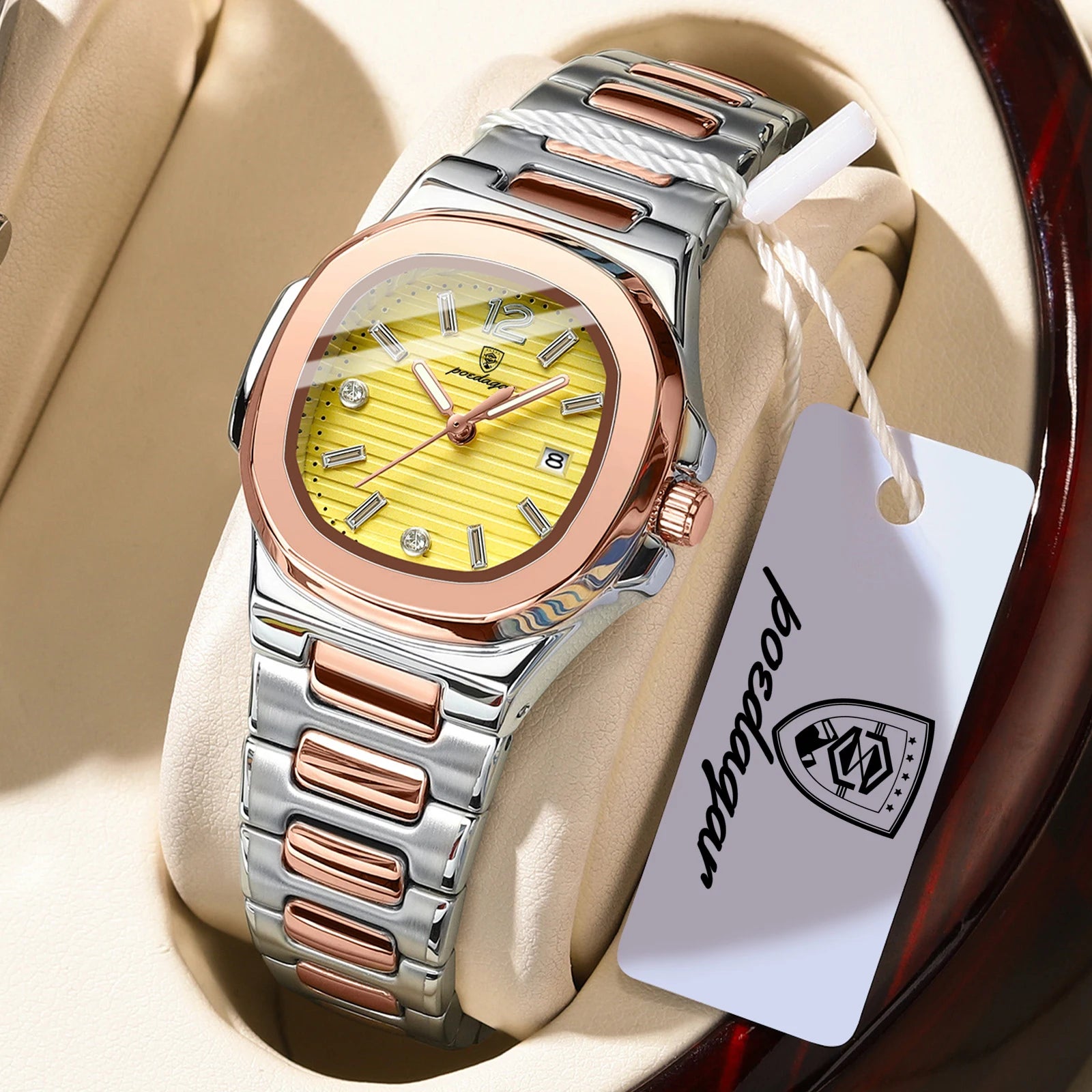 Luminous Square Quartz Watch