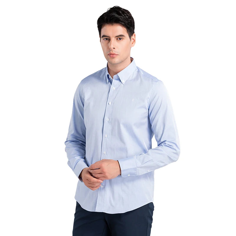 Slim Fit Cotton Long Sleeve Shirt