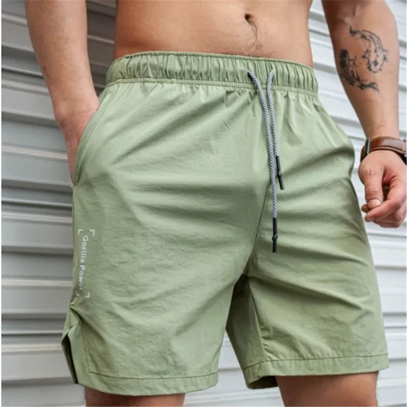 Men's Drawstring Gym Shorts