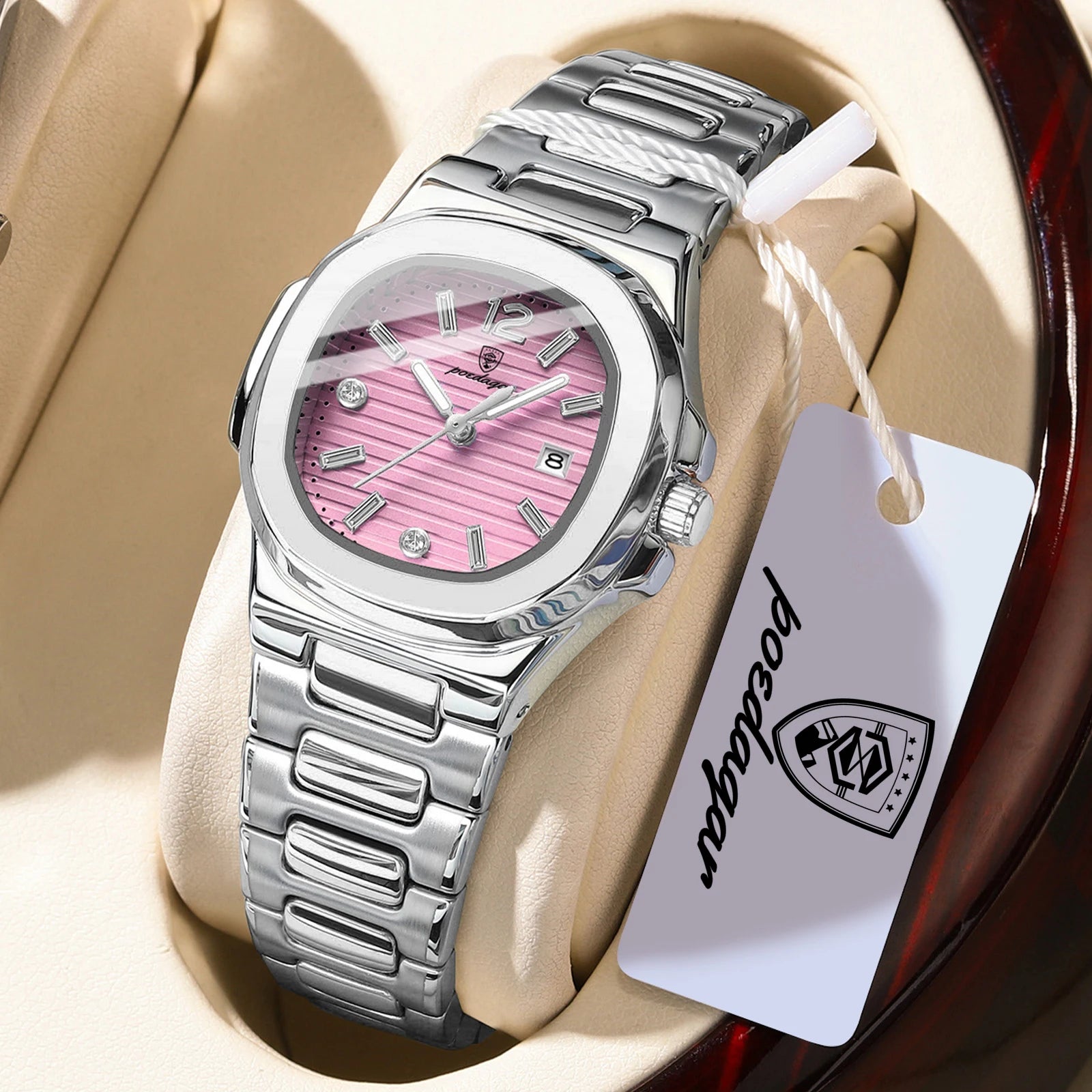 Luminous Square Quartz Watch