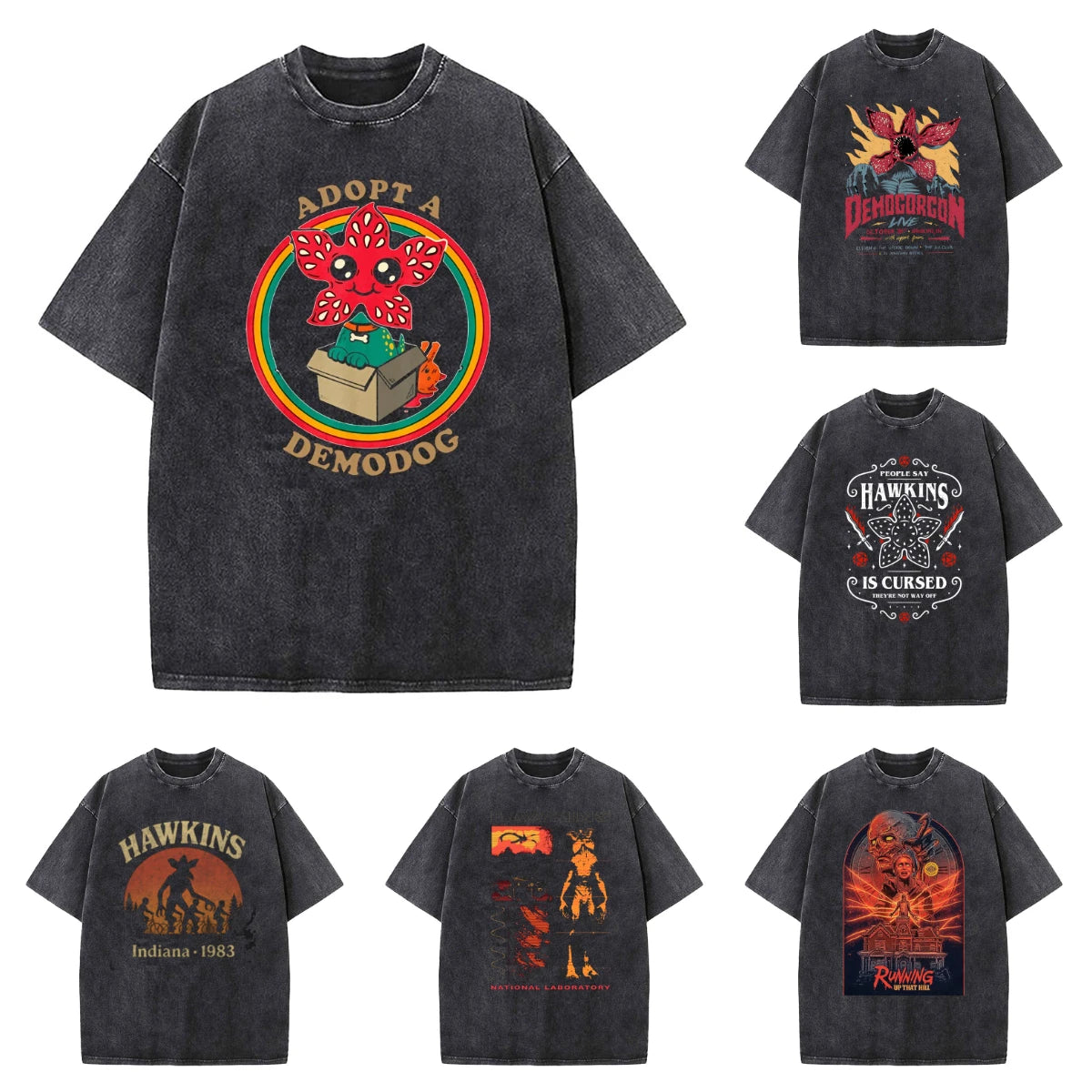Demogorgon Vintage Washed Graphic Tee