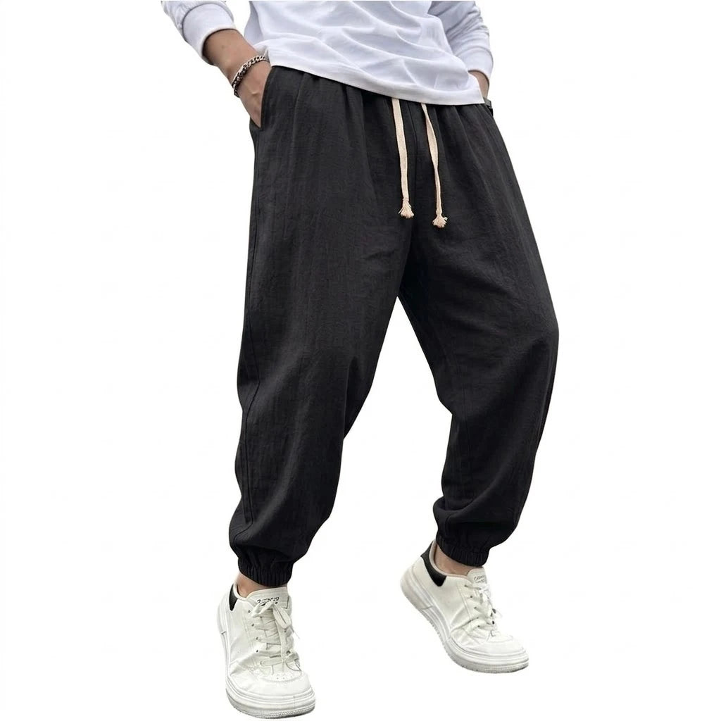 Harem Yoga Linen Trousers