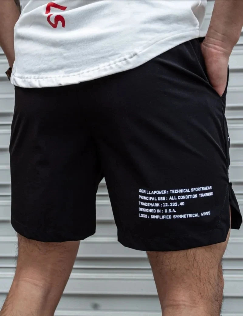 Men's Drawstring Gym Shorts