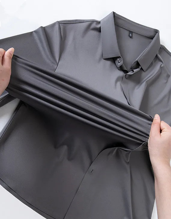 Men's Ultra-Stretch Wrinkle-Free Dress Shirt
