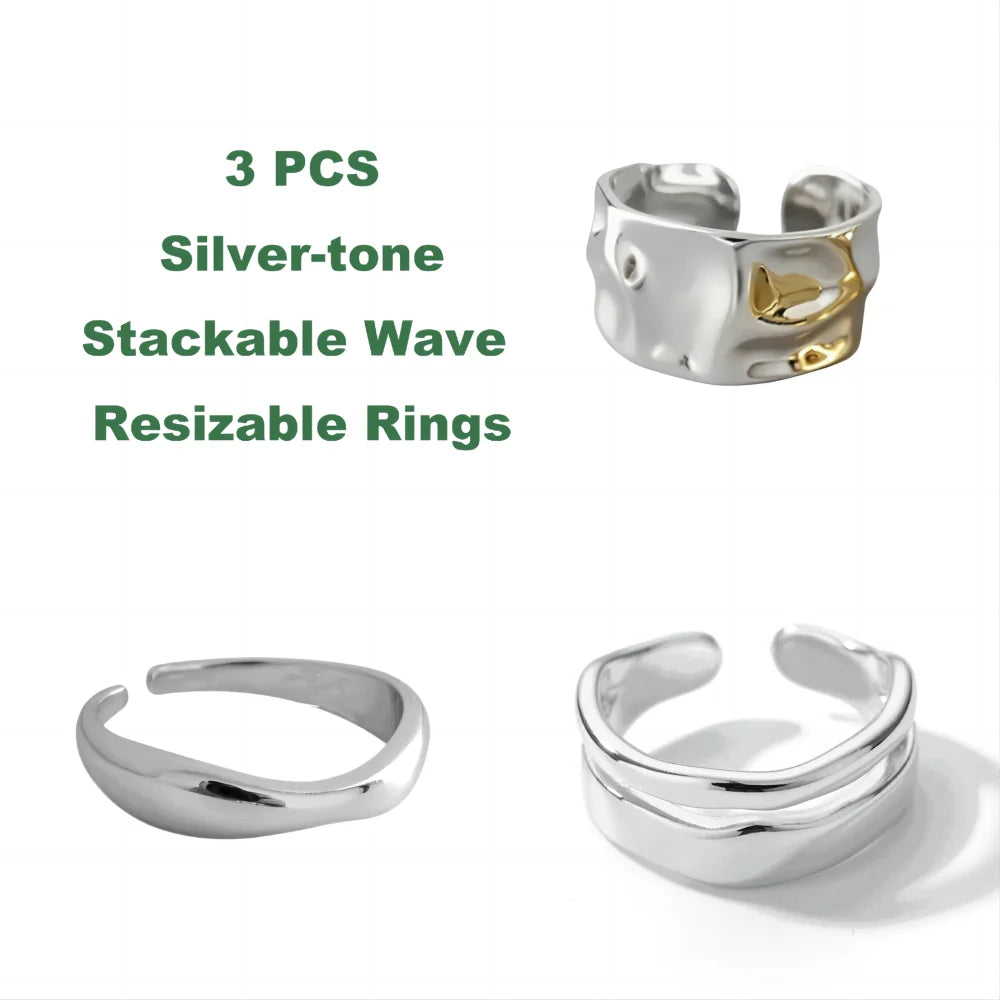 Stackable Ripple Rings