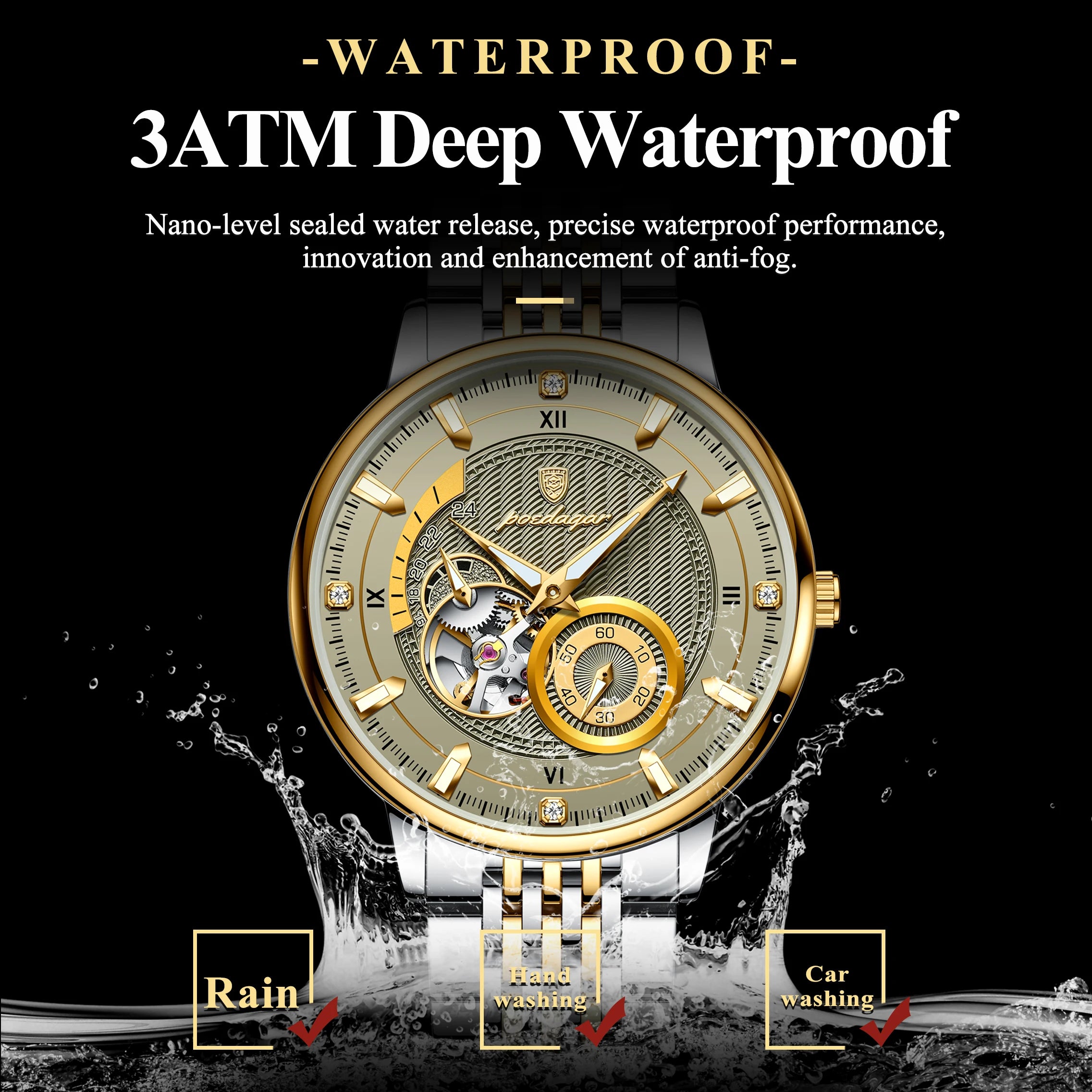 Tourbillon Automatic Luxury Watch