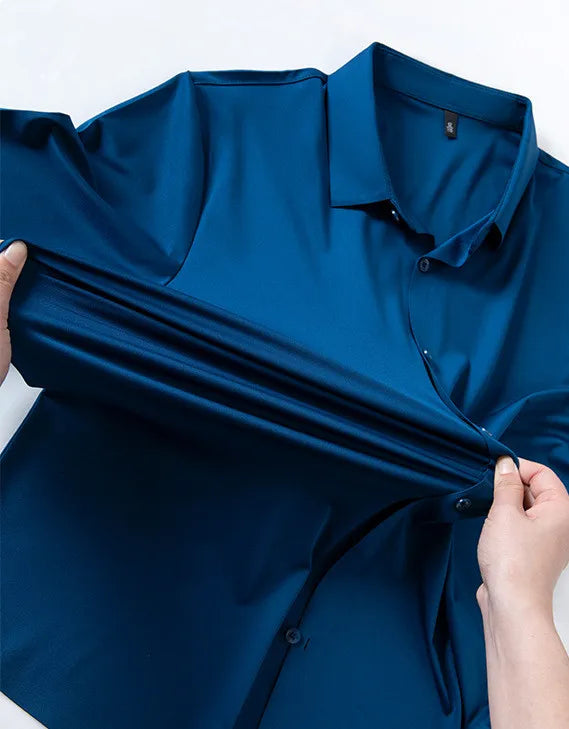 Men's Ultra-Stretch Wrinkle-Free Dress Shirt