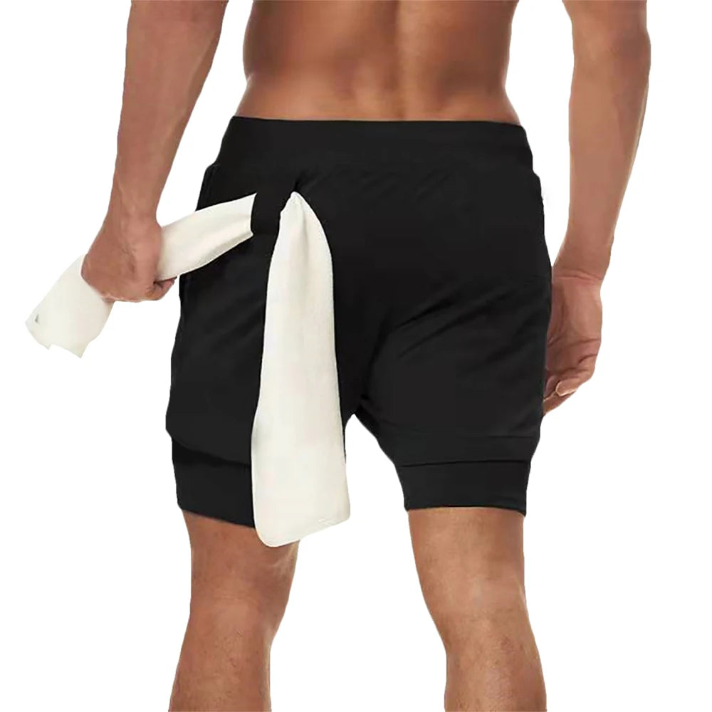 2-in-1 Quick Dry Sport Shorts