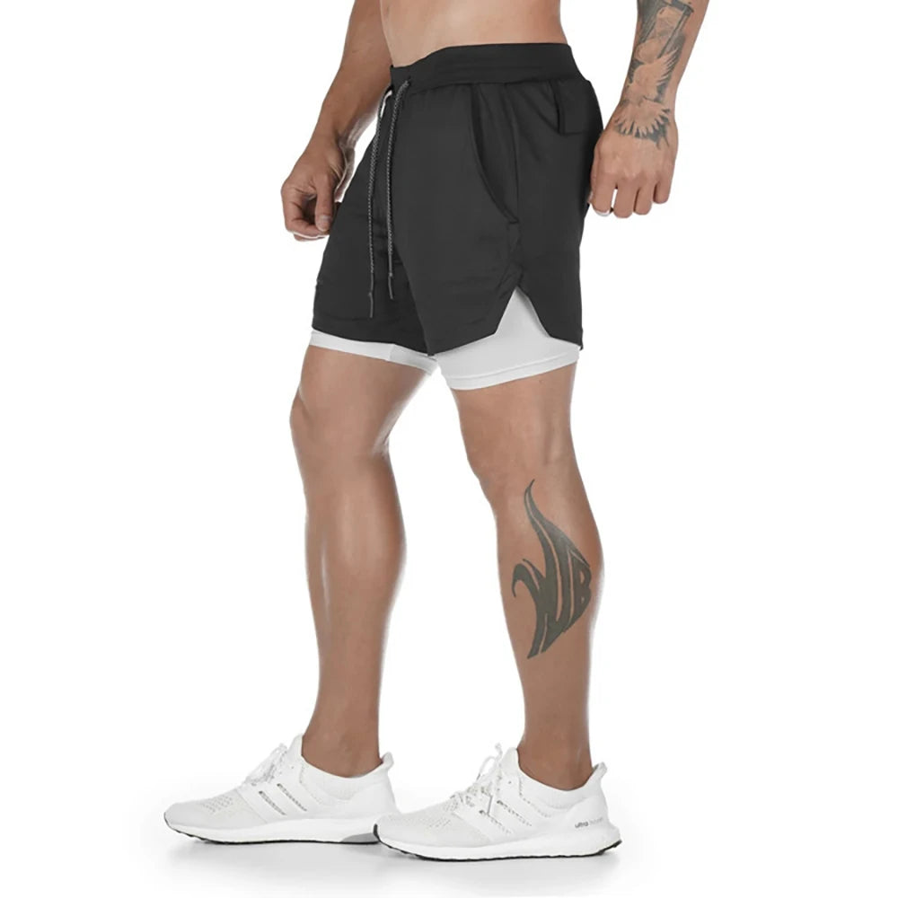 2-in-1 Quick Dry Sport Shorts