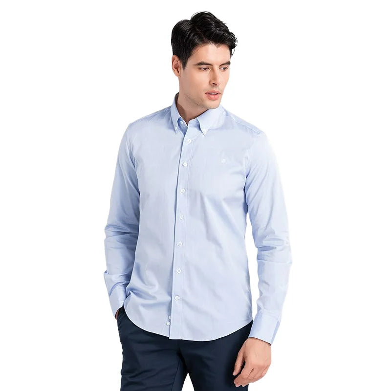 Slim Fit Cotton Long Sleeve Shirt
