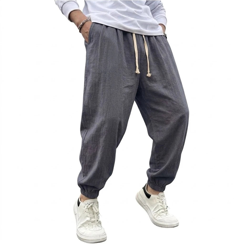 Harem Yoga Linen Trousers