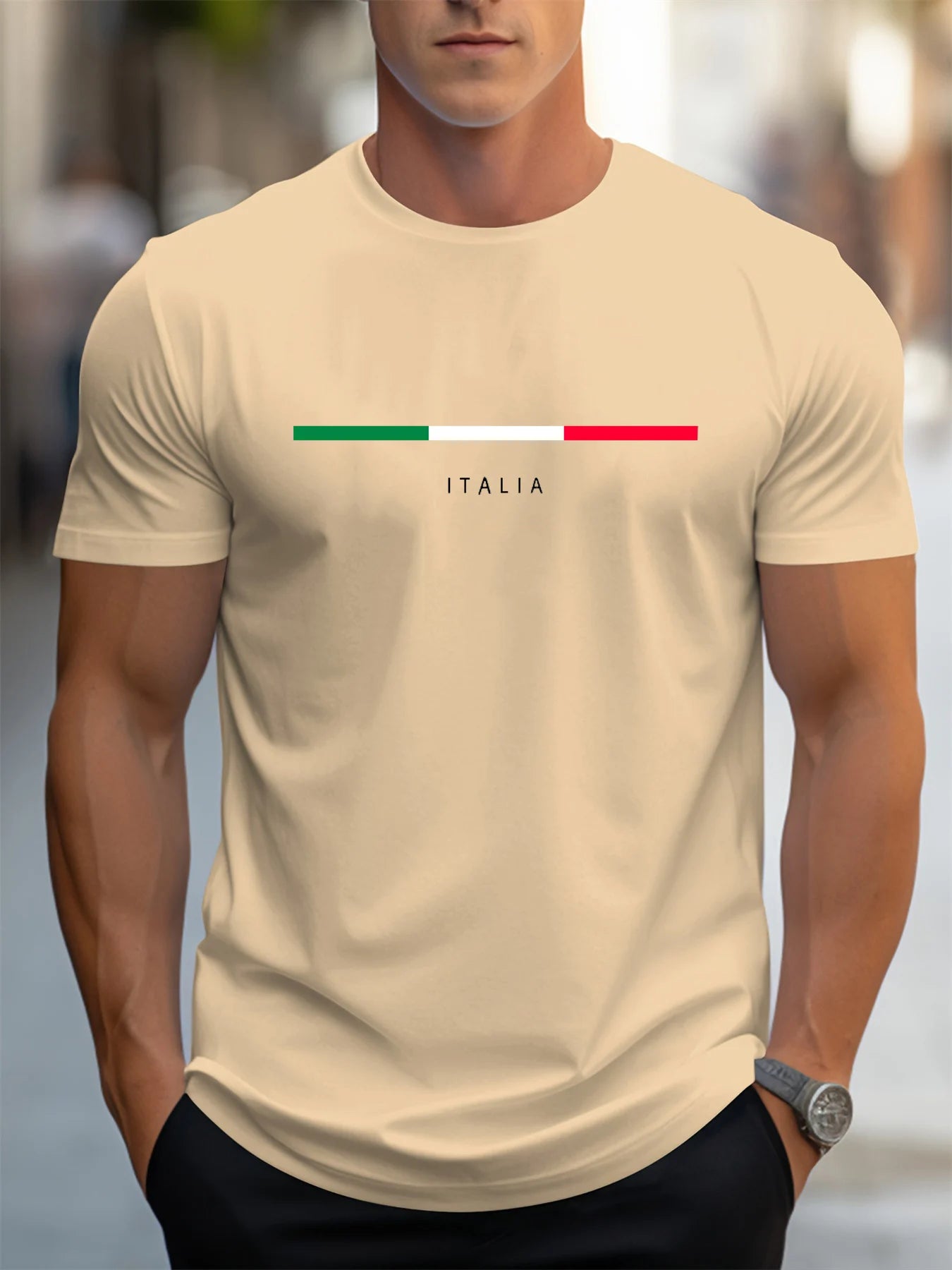 Italia Graphic Cotton Tee
